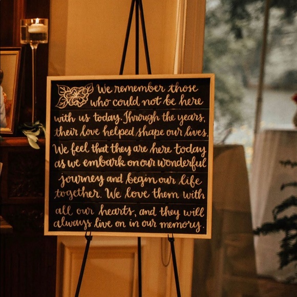 Black metal easels (2) - Picture 2 of 7